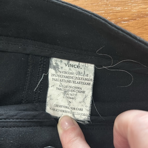 Vince Riding Pants with Inner Zipper Detail Size 2! - Picture 6 of 7